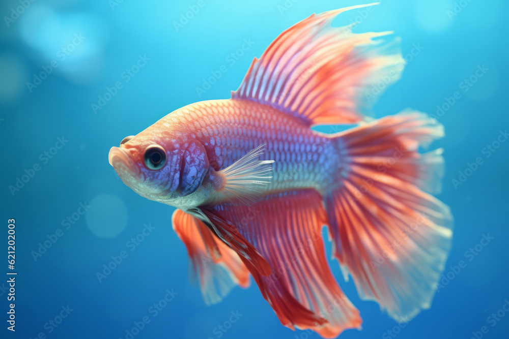 Very cute Betta Fish in nature, national geography, Wide life animals. AI Generated. Very cute Betta Fish in nature, national geography, Wide life animals. AI Generated.