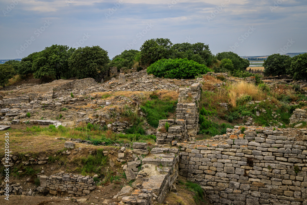 Troy - archaeological site. It has been added to the UNESCO World Heritage list as of 1998.