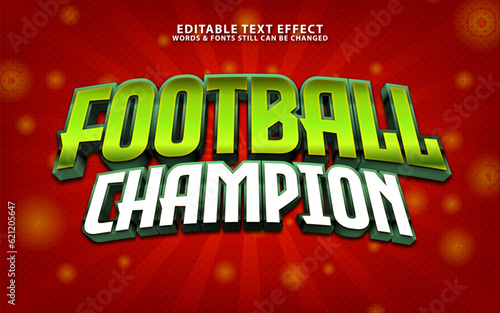football esport text effect