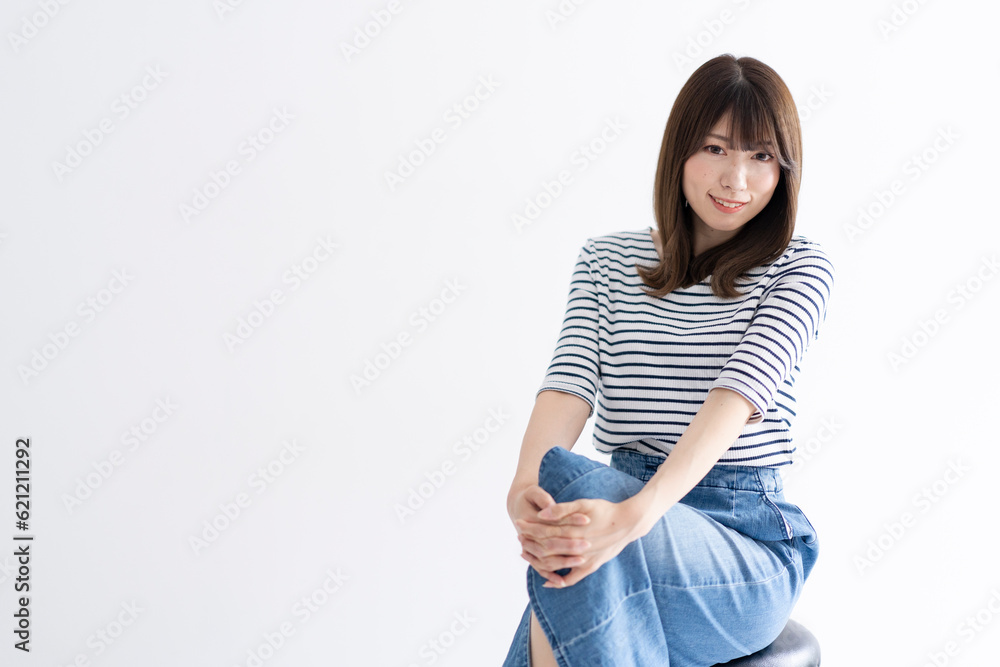 長髪の女性 長髪の女性