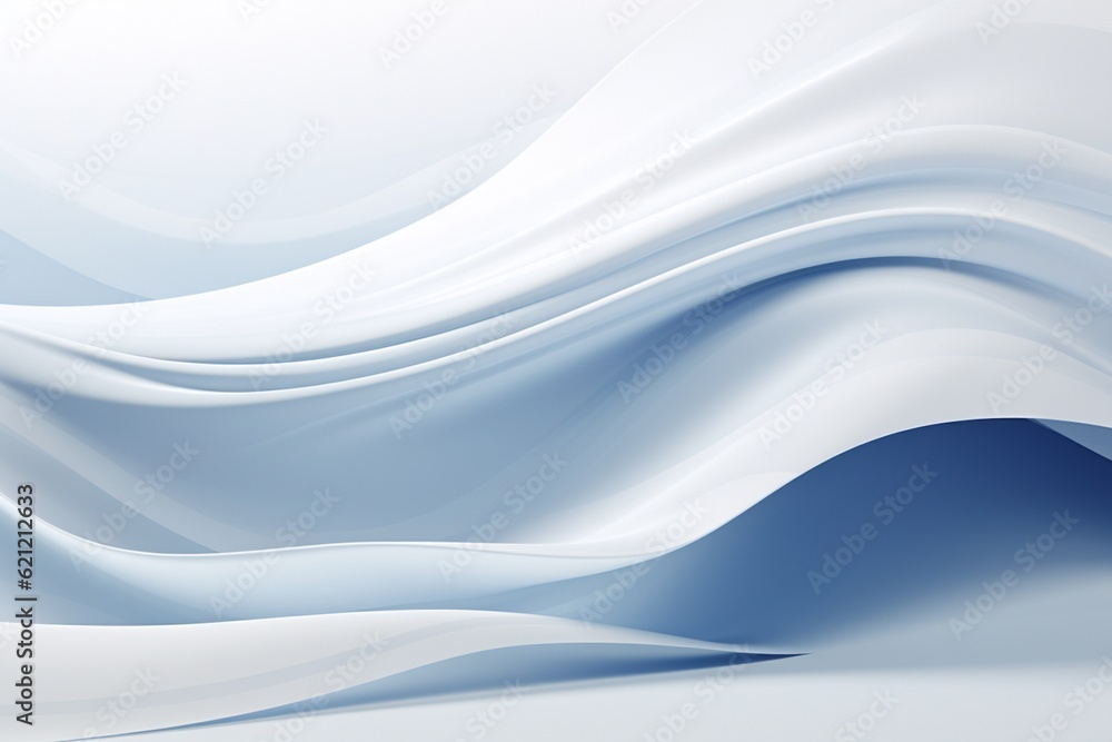 Serene and Pristine White Abstract Background Created with Generative AI Serene and Pristine White Abstract Background Created with Generative AI