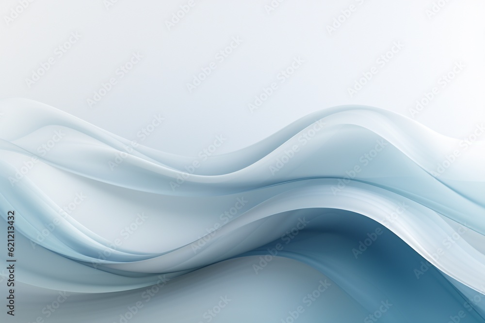 Obraz premium Serene and Pristine White Abstract Background Created with Generative AI