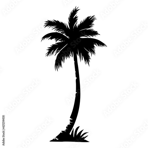 silhouette of palm trees © isdiyono