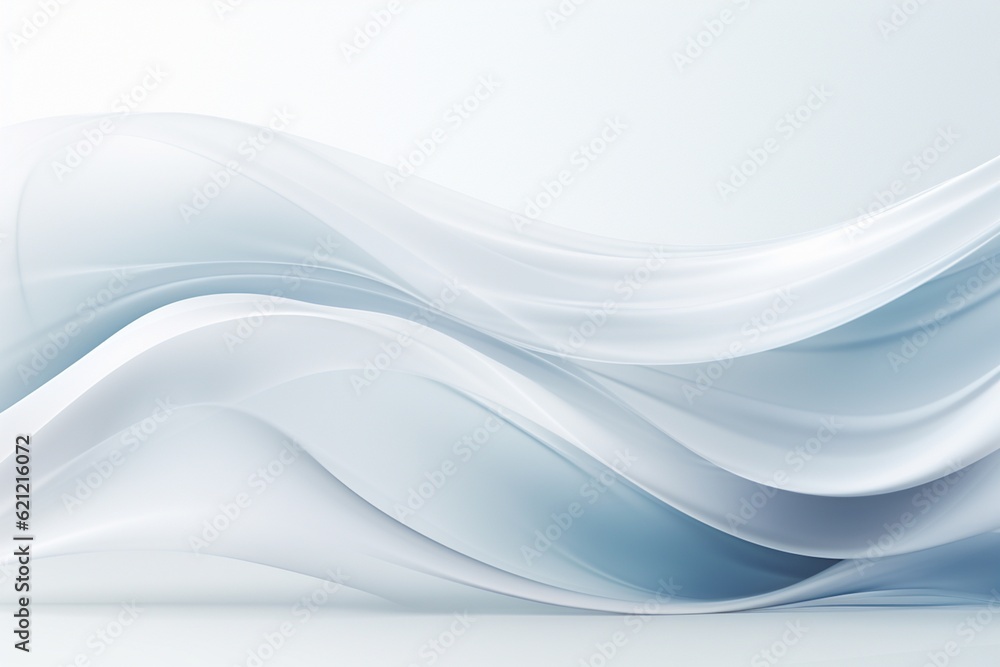 Serene and Pristine White Abstract Background Created with Generative AI Serene and Pristine White Abstract Background Created with Generative AI