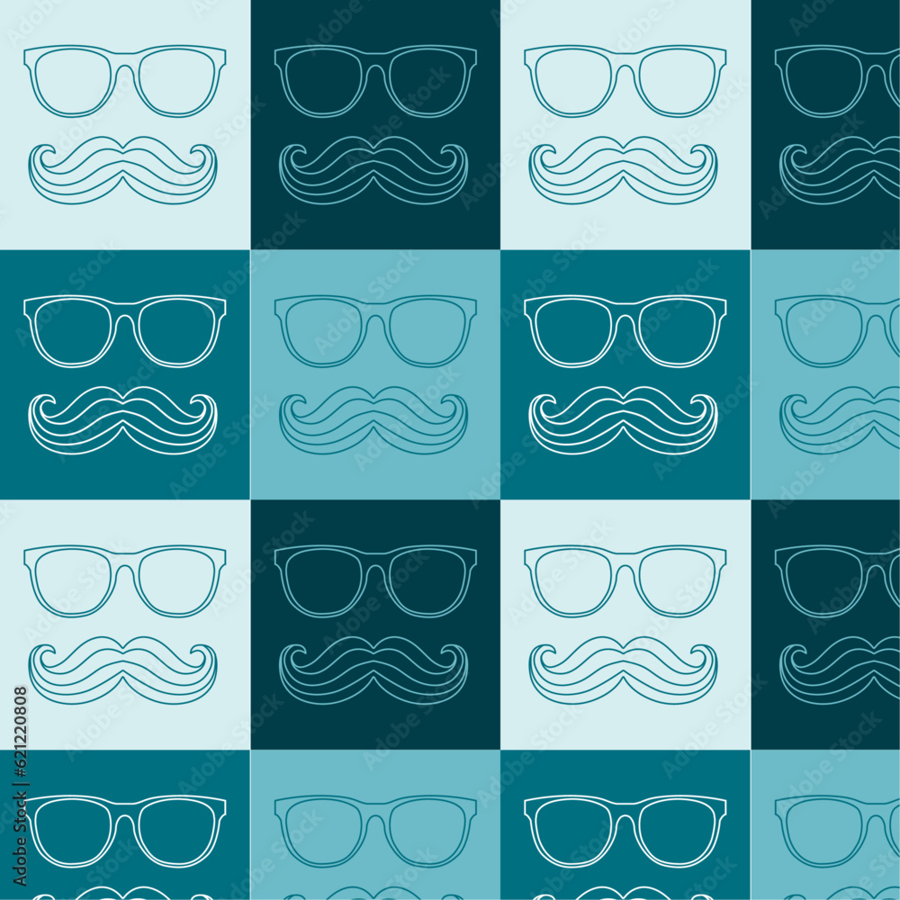 pattern for men glasses and mustaches
pattern for men glasses and mustaches