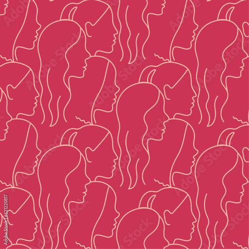 women pattern line different people
