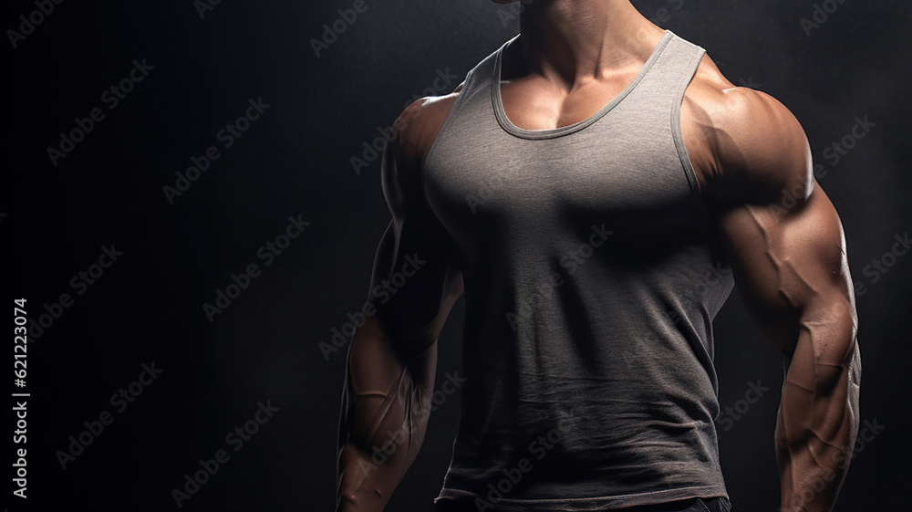 The Artistry of a Bodybuilder's Body. Generative Ai The Artistry of a Bodybuilder's Body. Generative Ai