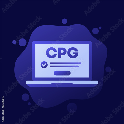 CPG, Consumer packaged goods vector design