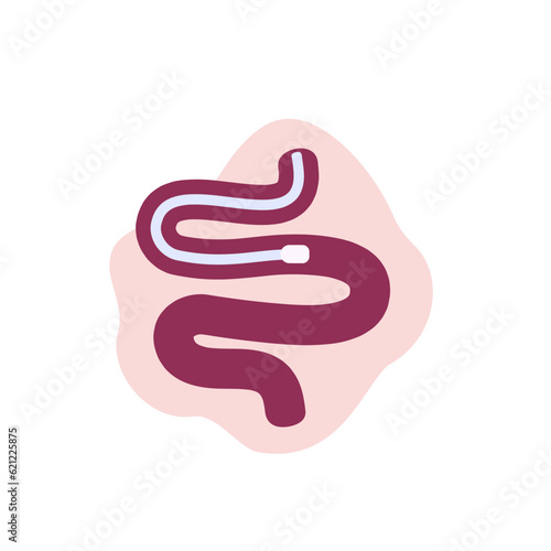 endoscopy procedure icon in hand drawn style