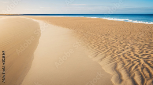 sand dunes on the beach generative ai 