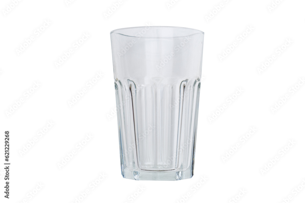 Glass empty faces glass. A clean water glass for the bar. Transparent background, png. Glass empty faces glass. A clean water glass for the bar. Transparent background, png.