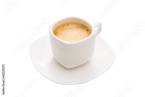 A cup of coffee with foam  Fragrant cappuccino with milk ea order. An invigorating drink for coffee connoisseurs. Transparent background  png.
