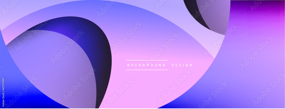 Creative geometric wallpaper. Minimal abstract background. Circle and wave composition vector illustration for wallpaper banner background or landing page Creative geometric wallpaper. Minimal abstract background. Circle and wave composition vector illustration for wallpaper banner background or landing page