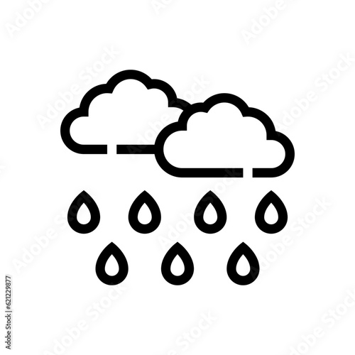 rain outline icon