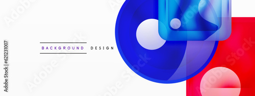 Abstract background design showcasing glossy glass geometric shapes in meticulously crafted vector composition wtih polished and contemporary visual experience