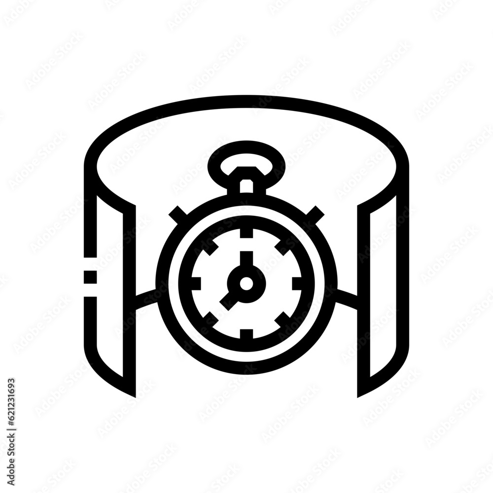 timer outline icon