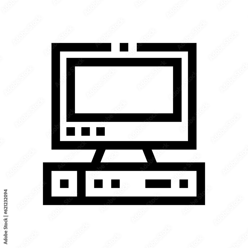 computer outline icon