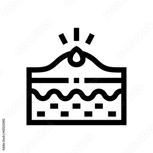 pimple outline icon