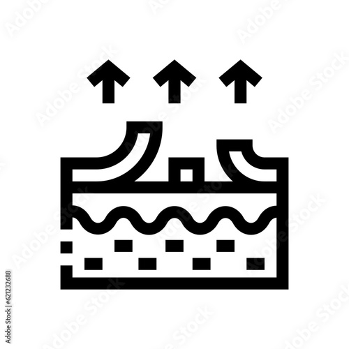 depilation outline icon