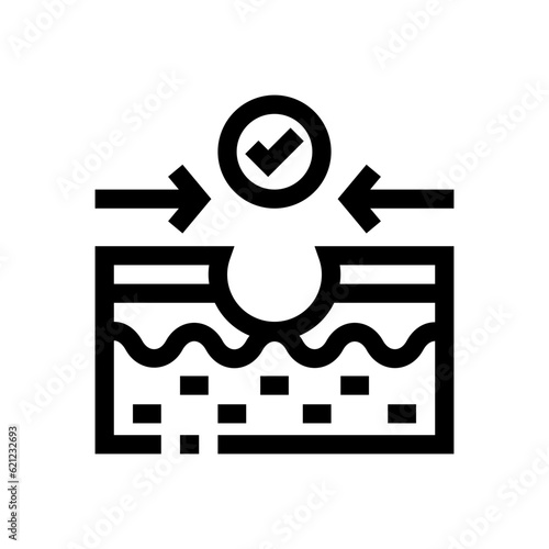 elasticity outline icon