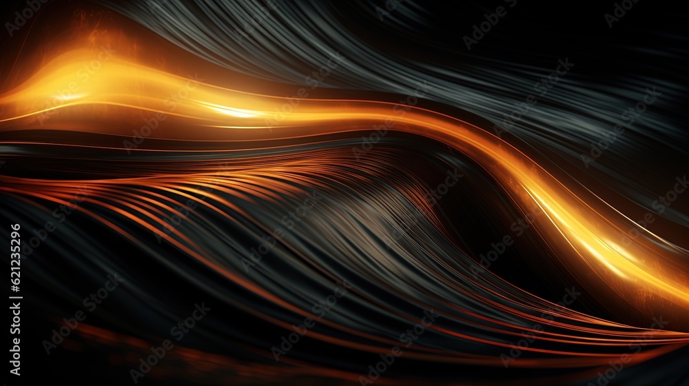 Abstract Light Wavy Background. Generative AI. Abstract Light Wavy Background. Generative AI.