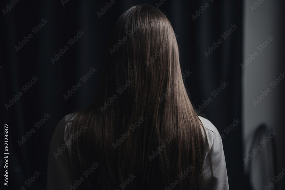 Elegance from Behind: The Allure of Long Straight Hair Elegance from Behind: The Allure of Long Straight Hair