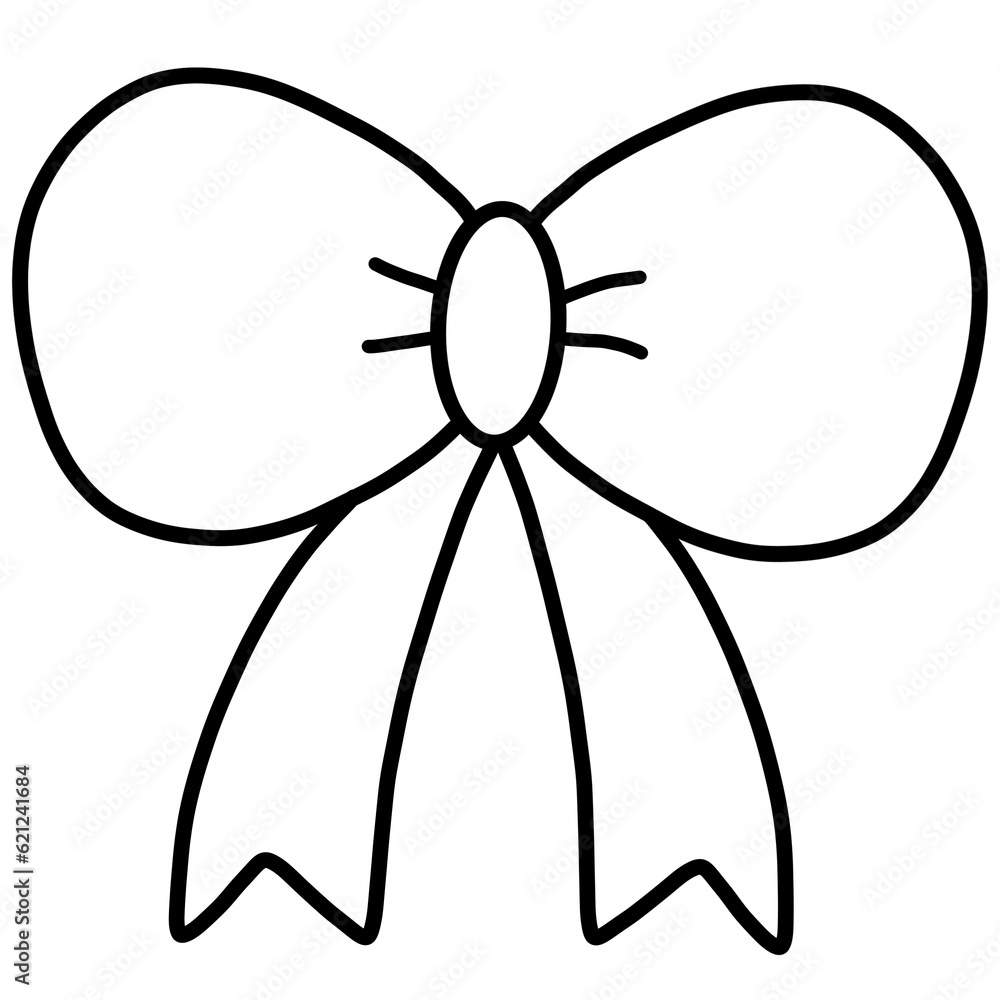 illustration of a bow