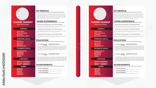Professional job hiring list, business work hr interview document vector illustration.