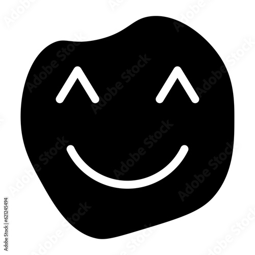 funny emoji glyph 