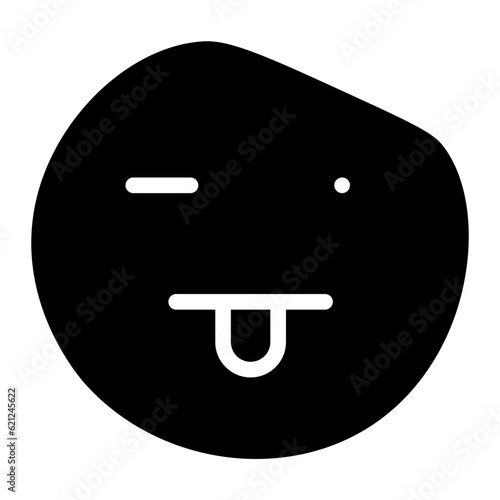 funny emoji glyph 