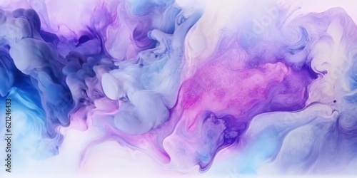 Pastel fluid watercolor abstract background. AI Generated © Montalumirock