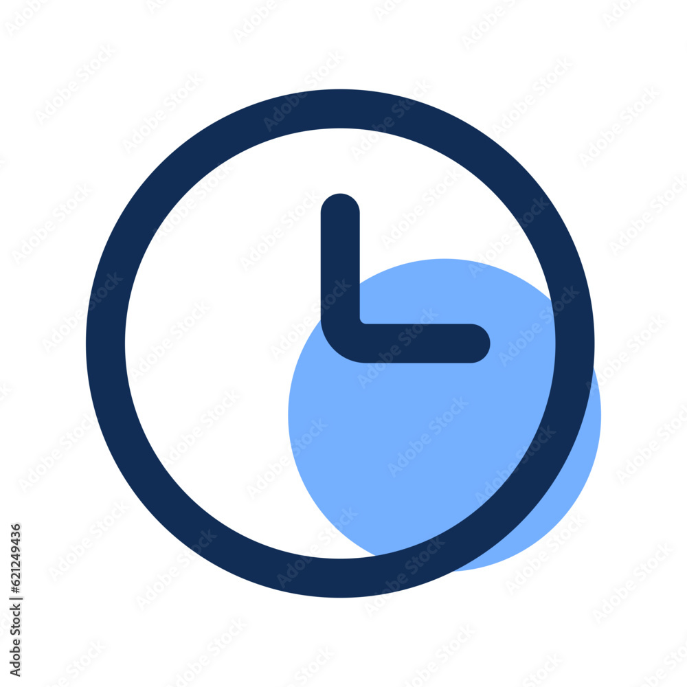 clock filled line icon clock filled line icon