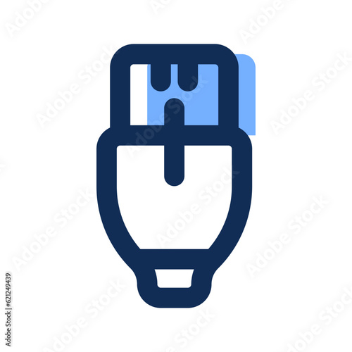 ethernet filled line icon