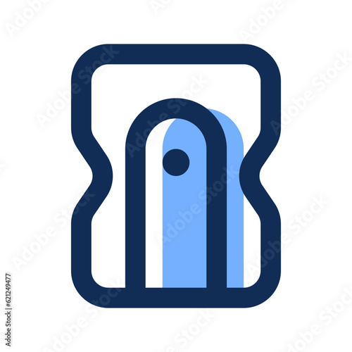 pencil sharpener filled line icon