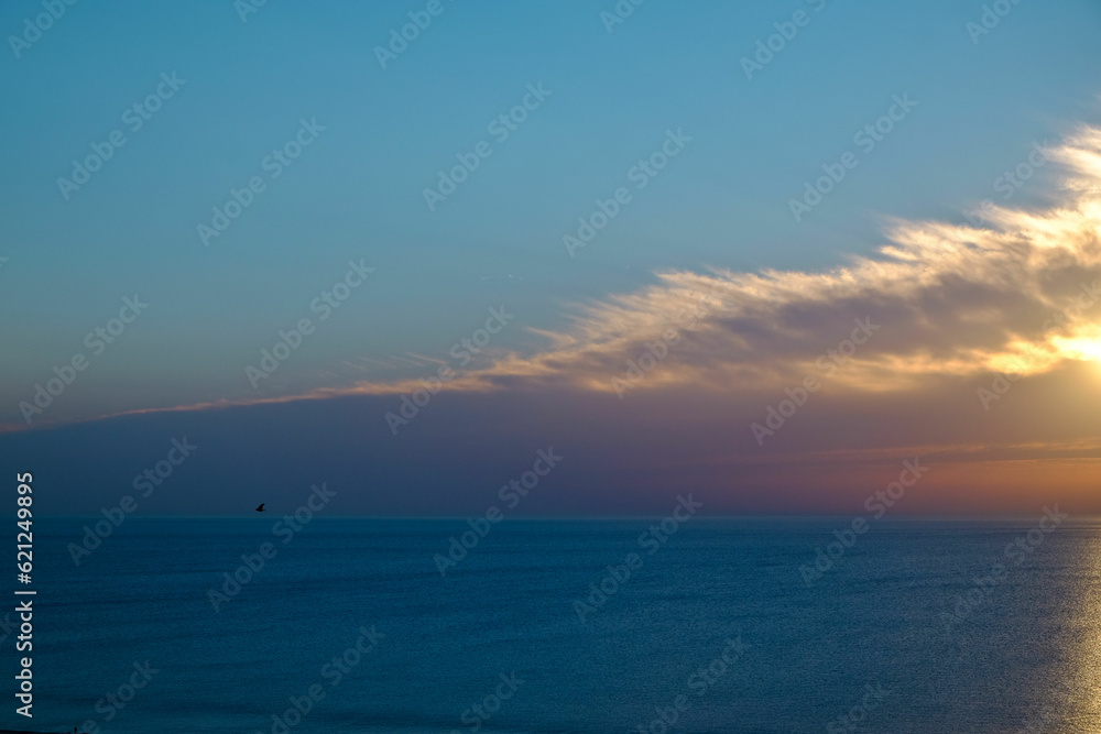 Fototapeta premium sunset over the sea