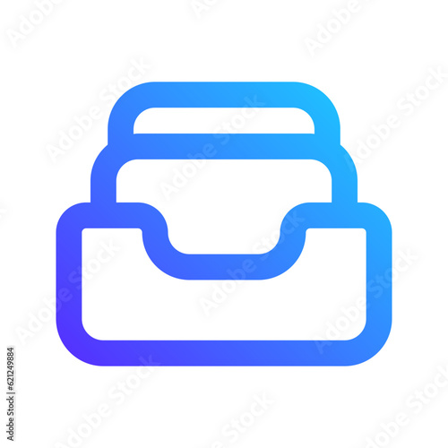 file cabinet gradient icon