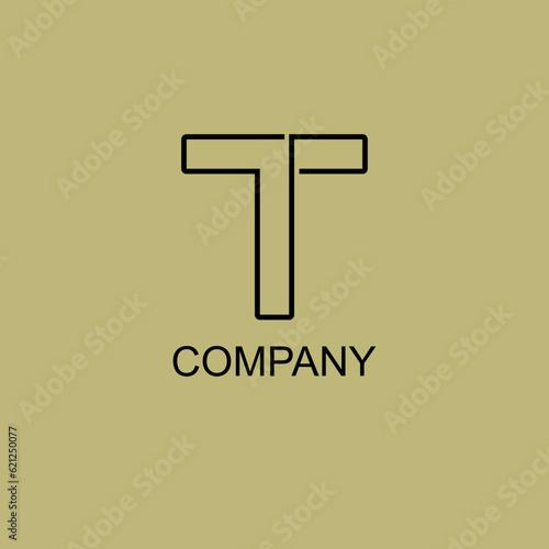Modern creative t logo design. T icon logo monogram