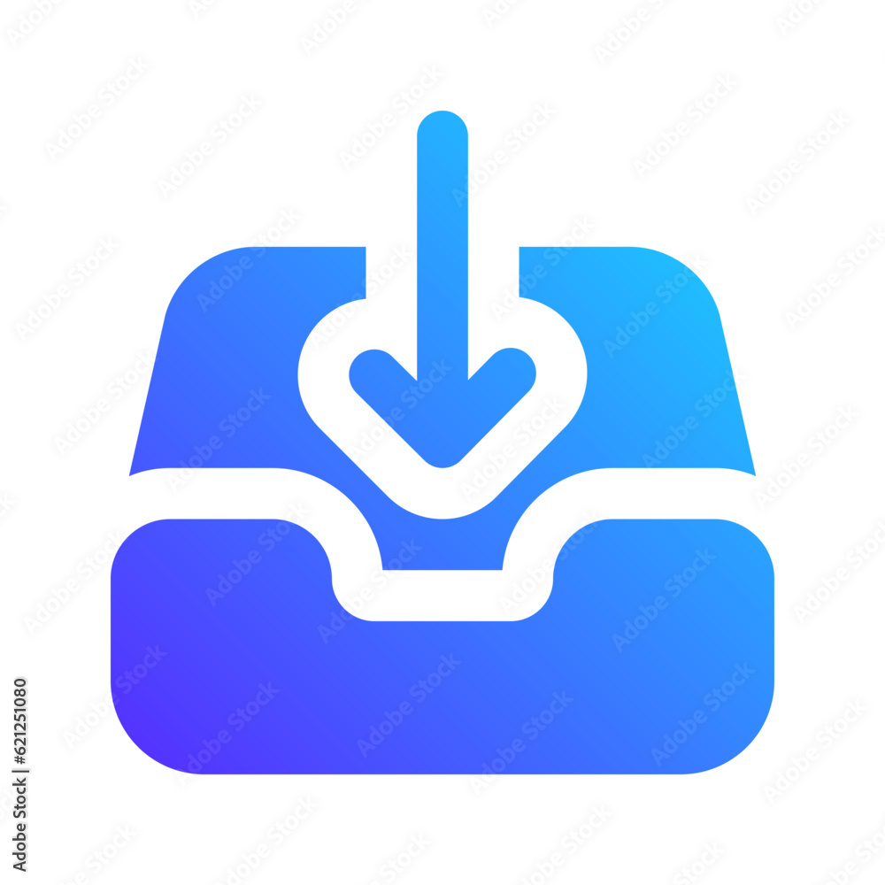 inbox gradient icon inbox gradient icon