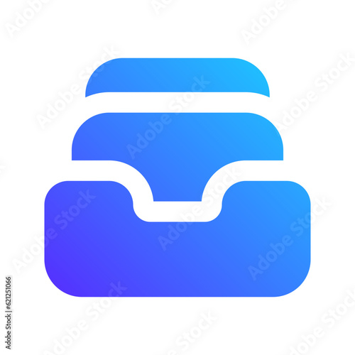 file cabinet gradient icon