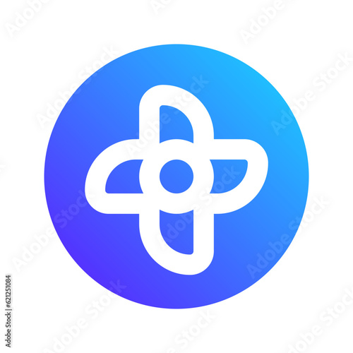 fan gradient icon