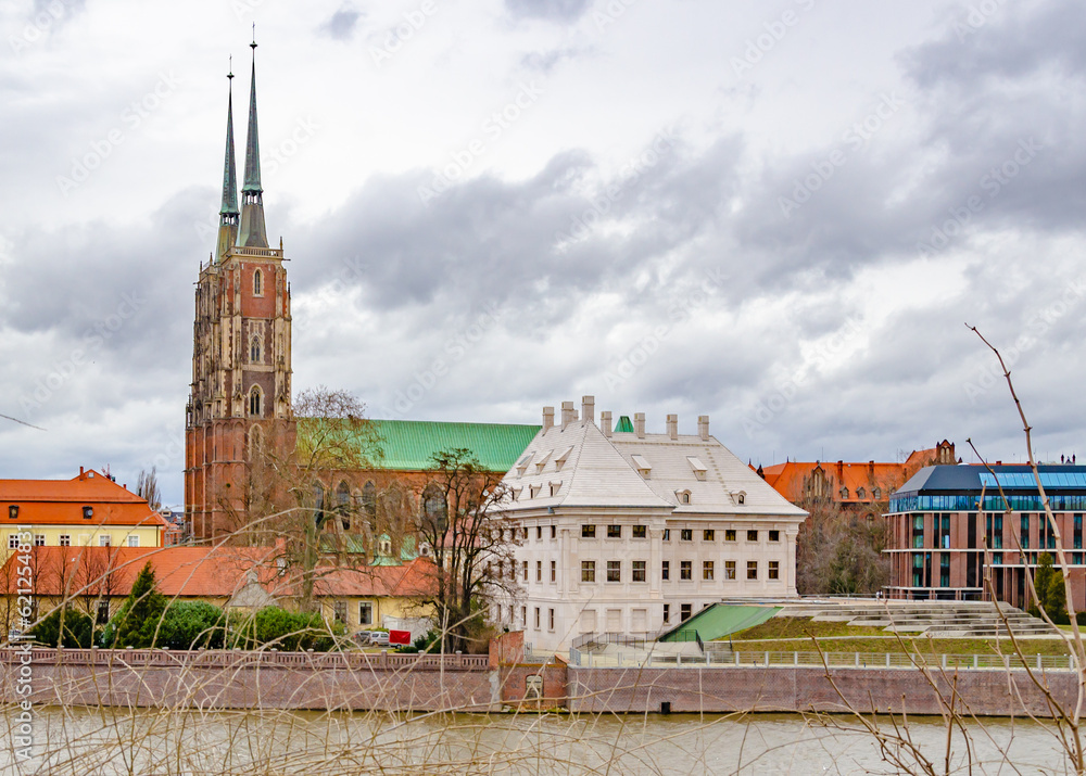 Obraz premium view of the old town, Wrocław, Poland 