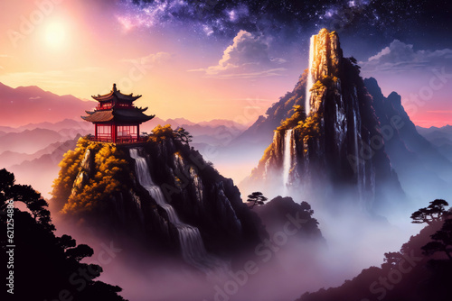 Traditional Chinese Ancient Architecture Scenery Wallpaper