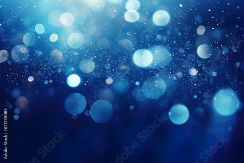 Dark blue abstract backgrounds with bokeh