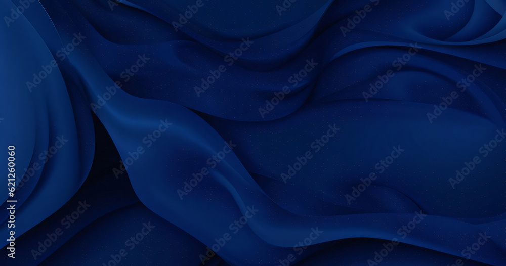Obraz premium blue silk background
