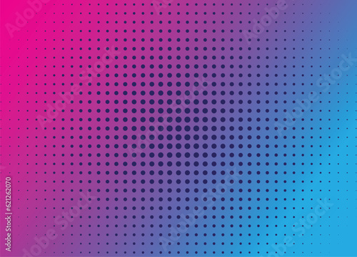 Halftone texture with dots. Vector. Modern background Vector illustration.