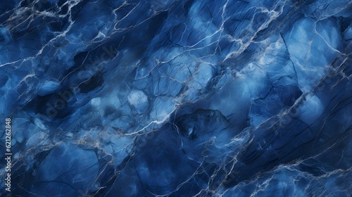 Elegant Marble Texture in dark blue Colors. Luxury panoramic Background. 