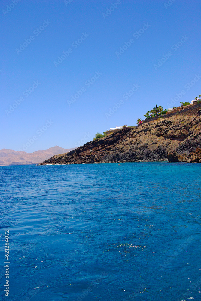 Fototapeta premium Lanzarotische Küstenlandschaft