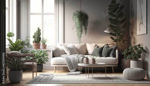 minimalist interior design Ai generative