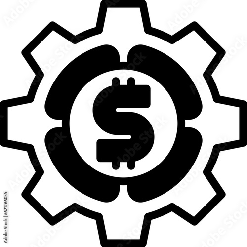 econometric solid line icon