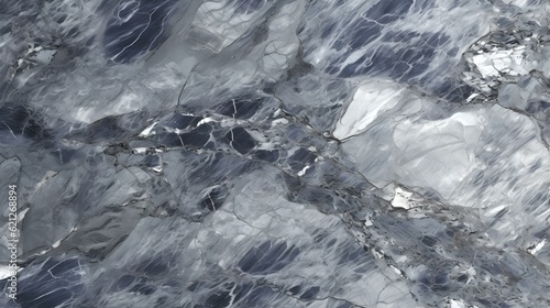 Elegant Marble Texture in pewter Colors. Luxury panoramic Background.
 photo